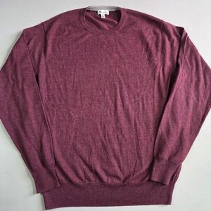 Men's Crewneck Sweater in Heather Burgundy